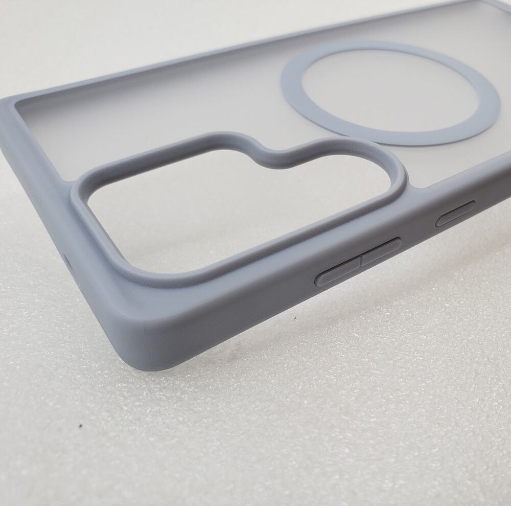 TORRAS Magnetic Case for Samsung Galaxy S25 Ultra - Gray Translucent Cover